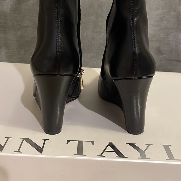 Ann Taylor Black Heeled Boots - Picture 4 of 5